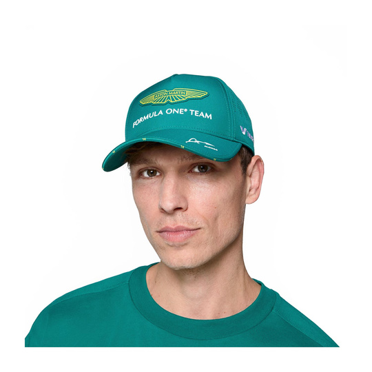 Czapka baseballowa męska zielona Alonso Team Aston Martin F1 2025
