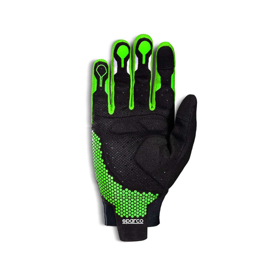Rękawice gamingowe Sparco HYPERGRIP+ czarno-zielone