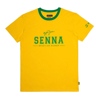 Koszulka t-shirt Ayrton Senna Brazil Ayrton Senna Collection 2026 żółta