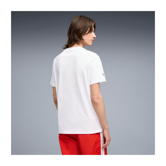 Koszulka t-shirt Large Logo Scuderia Ferrari F1 2026 biała
