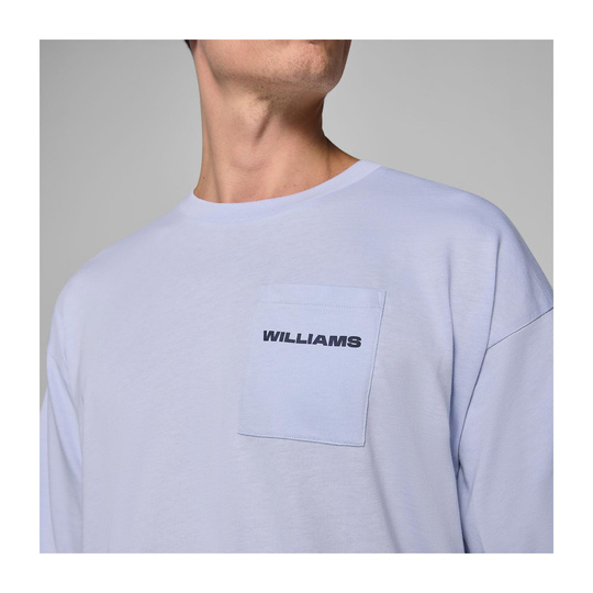 Koszulka t-shirt męska Oversized niebieska Williams Racing 2025