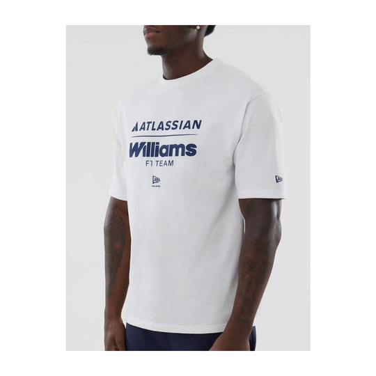 Koszulka t-shirt męska Logo biała Williams Racing 2026