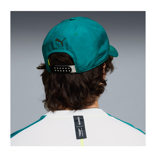 Czapka baseballowa męska zielona Logo Aston Martin F1 2026