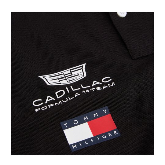 Koszulka polo Team Cadillac F1 2026 czarna