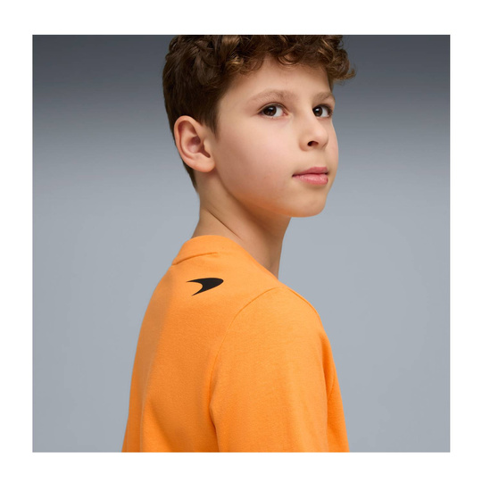 Koszulka t-shirt dziecięca pomarańczowa Small Logo McLaren F1 2026