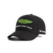 Czapka baseballowa męska czarna Stroll Team Aston Martin F1 2025
