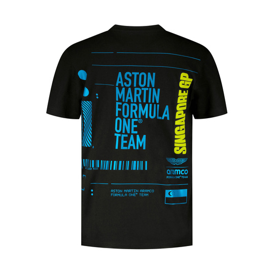 Koszulka t-shirt męska GP Singapuru Aston Martin F1 2025