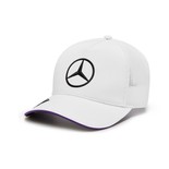 Czapka męska baseballowa Lewis Hamilton Team White Mercedes AMG F1 2024