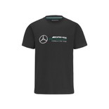 Koszulka t-shirt dziecięca Logo czarna Mercedes AMG F1