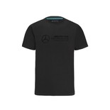Koszulka t-shirt męska Stealth Logo czarna Mercedes AMG F1