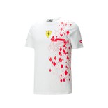 Koszulka T-shirt męska Leclerc SE white Ferrari F1 