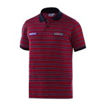 Koszulka polo męska Sportline Sparco Martini czerwona