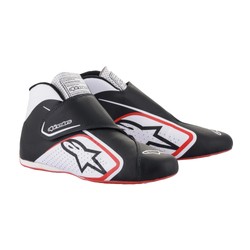Buty wyścigowe Alpinestars SUPERMONO czarno-białe (FIA)