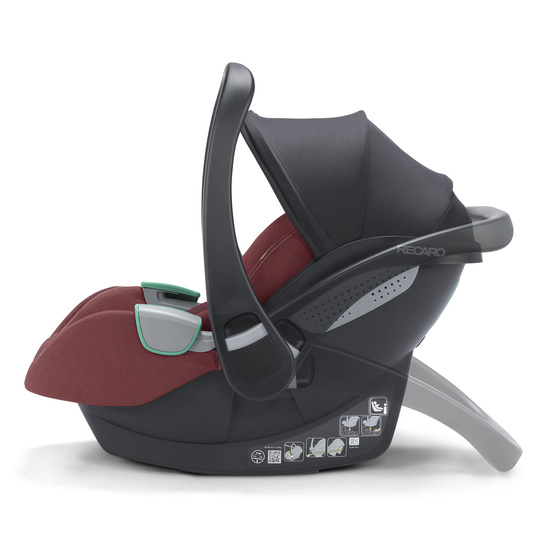 Fotelik dziecięcy Recaro AVAN I-SIZE Iron Red (0-13 kg)