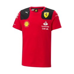 Koszulka T-shirt dziecięca czerwona Team Ferrari F1 