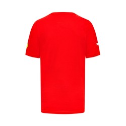 Koszulka T-shirt męska Sainz Driver Red Ferrari F1 