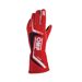 Rękawice rajdowe OMP FIRST-EVO MY20 czerwone (homologacja FIA)